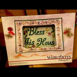 platter by pfaltzgraff winterberry collection